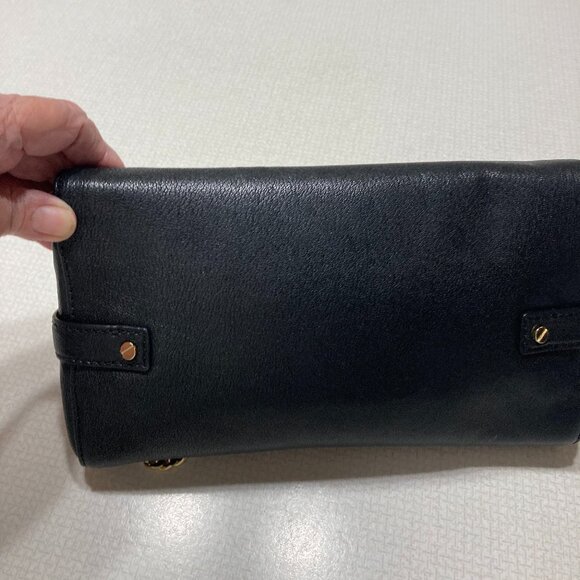 Like New Michael Michael Kors Black Leather Shoulder/Clutch - Picture 2 of 10